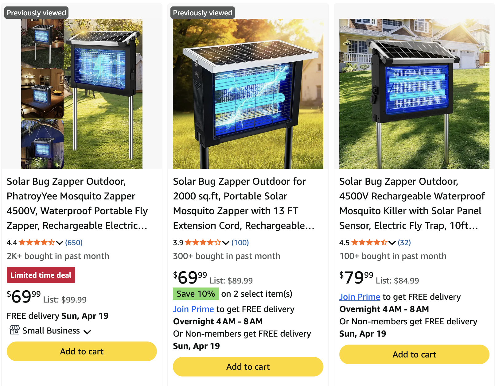Generic cylindrical budget solar bug zapper